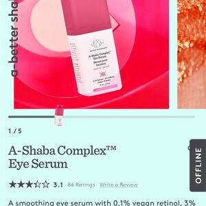 Drunk Elephant A-Shaba Complex Eye Serum!